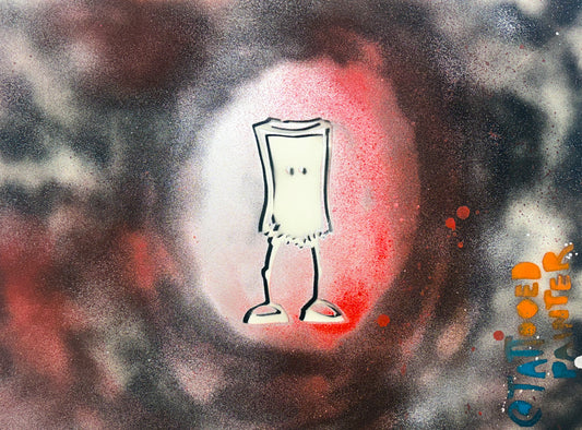 -SPLATTER PAPER BOY-**10/B**